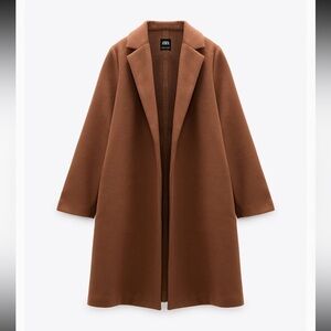 NWT Zara Lapel Coat